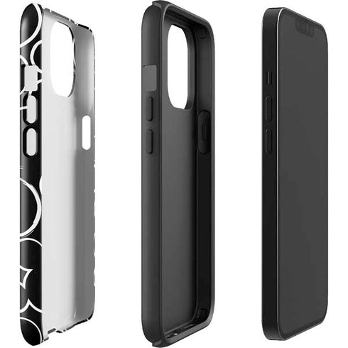 Disney Mickey Mouse Logo Pattern iPhone 15 Plus Impact Case