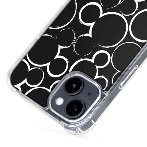 Disney Mickey Mouse Logo Pattern iPhone 15 Plus MagSafe Case