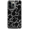 Disney Mickey Mouse Logo Pattern iPhone 15 Pro Clear Case