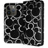 Disney Mickey Mouse Logo Pattern iPhone 14 Pro Folio Case