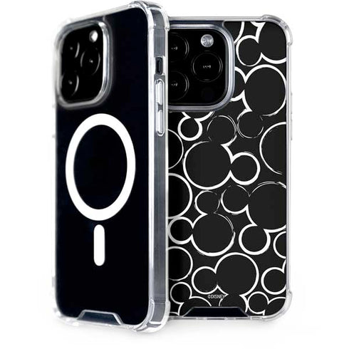 Disney Mickey Mouse Logo Pattern iPhone 15 Pro MagSafe Case
