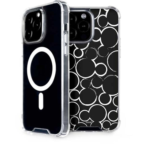 Disney Mickey Mouse Logo Pattern iPhone 14 Pro Max MagSafe Case