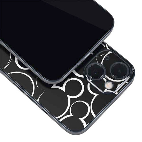 Disney Mickey Mouse Logo Pattern iPhone 14 Skin