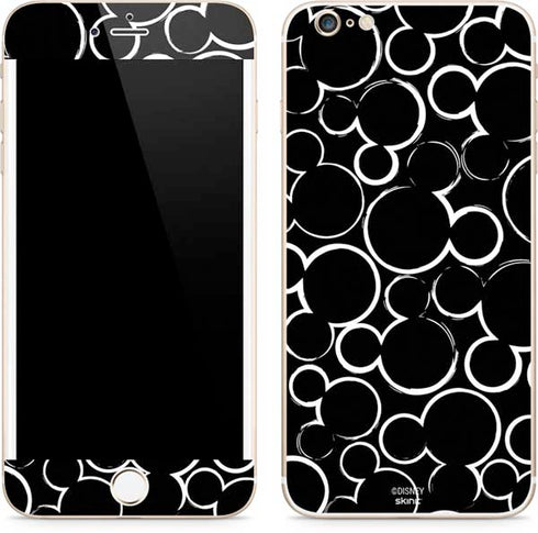 Disney Mickey Mouse Logo Pattern iPhone 6/6s Plus Skin