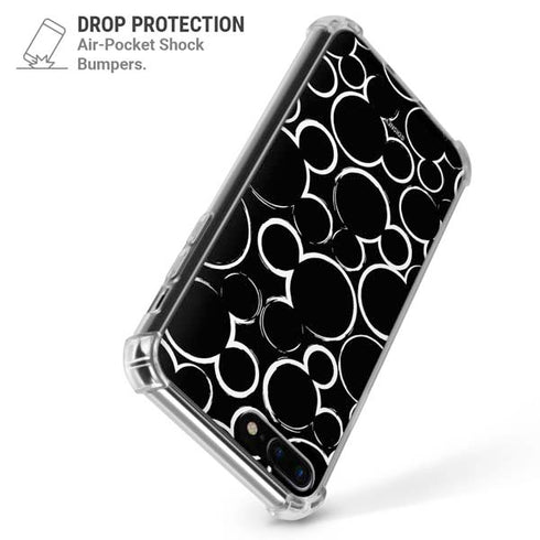 Disney Mickey Mouse Logo Pattern iPhone 7/8 Plus Clear Case