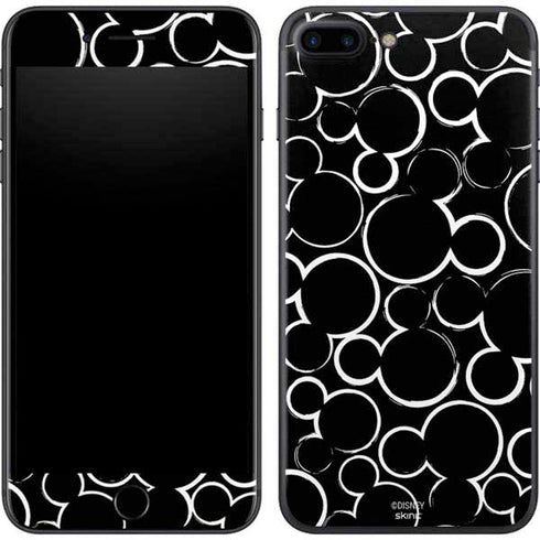 Disney Mickey Mouse Logo Pattern iPhone 8 Plus Skin