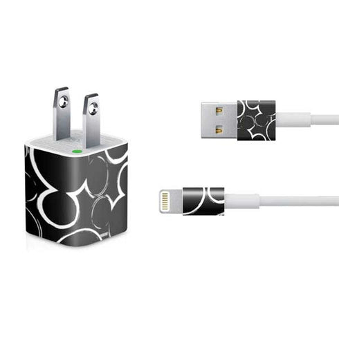 Disney Mickey Mouse Logo Pattern iPhone Charger (5W USB) Skin