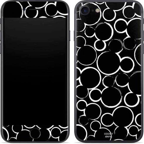 Disney Mickey Mouse Logo Pattern iPhone SE (2nd & 3rd Gen) Skin