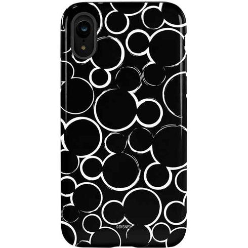 Disney Mickey Mouse Logo Pattern iPhone XR Pro Case