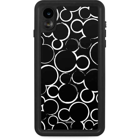 Disney Mickey Mouse Logo Pattern iPhone XR Waterproof Case