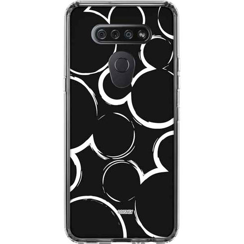 Disney Mickey Mouse Logo Pattern LG K51/Q51 Clear Case