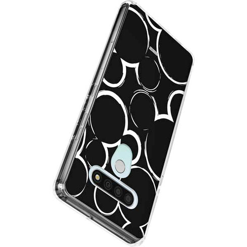Disney Mickey Mouse Logo Pattern LG Stylo 6 Clear Case