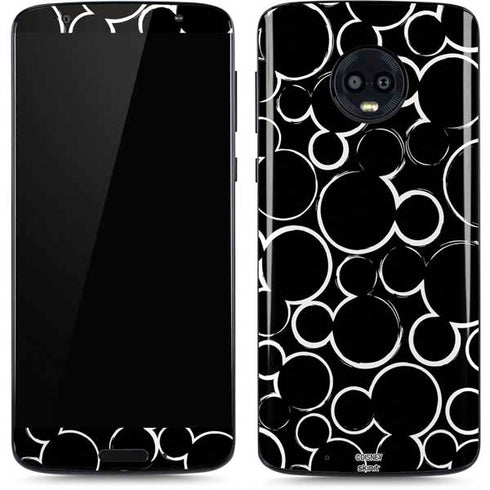 Disney Mickey Mouse Logo Pattern Moto G6 Skin