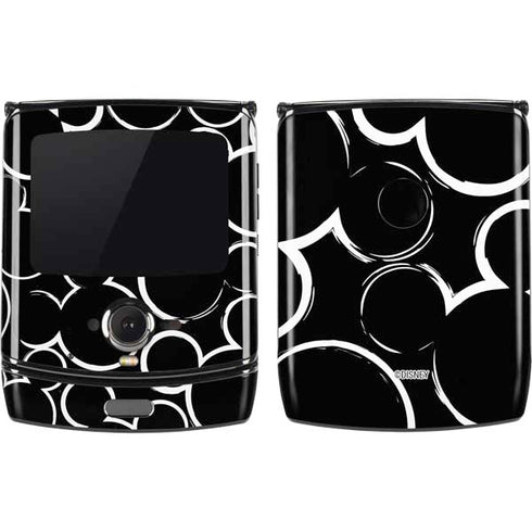 Disney Mickey Mouse Logo Pattern Motorola RAZR Skin