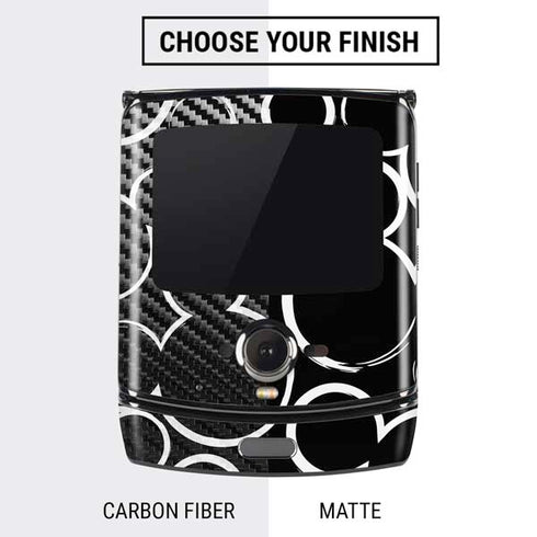 Disney Mickey Mouse Logo Pattern Motorola RAZR Skin