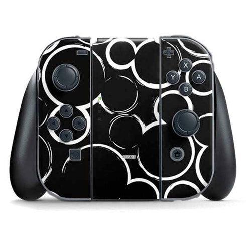 Disney Mickey Mouse Logo Pattern Nintendo Switch (2017-2021) Joy-Con Controller Skin