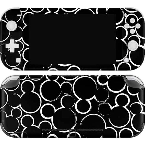 Disney Mickey Mouse Logo Pattern Nintendo Switch Lite Skin