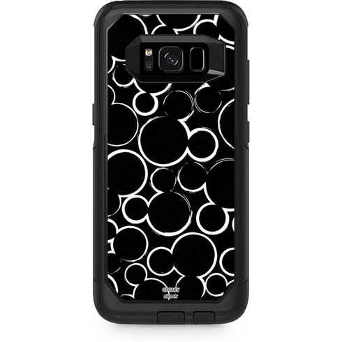 Disney Mickey Mouse Logo Pattern Otterbox Commuter Galaxy Skin