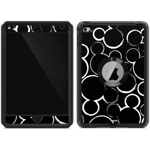 Disney Mickey Mouse Logo Pattern Otterbox Defender iPad Skin
