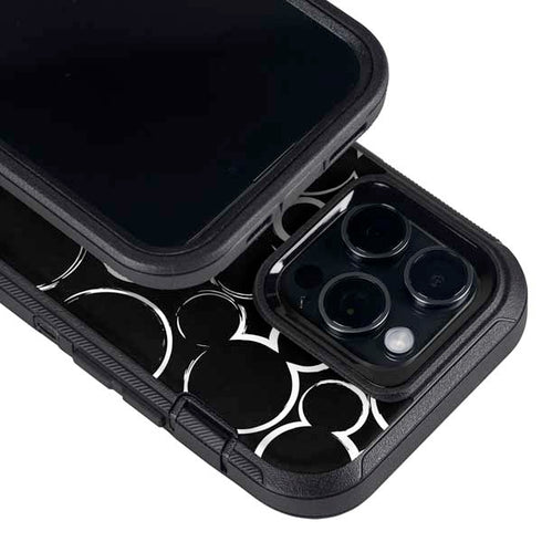 Disney Mickey Mouse Logo Pattern Otterbox Defender iPhone Skin