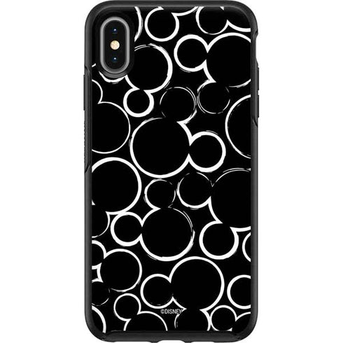 Disney Mickey Mouse Logo Pattern Otterbox Symmetry iPhone Skin