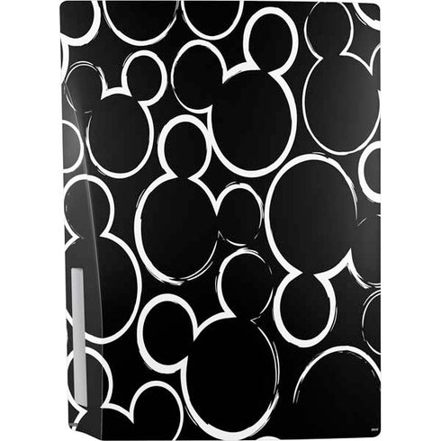 Disney Mickey Mouse Logo Pattern PS5 Console Skin