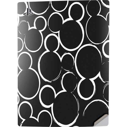 Disney Mickey Mouse Logo Pattern PS5 Digital Edition Console Skin