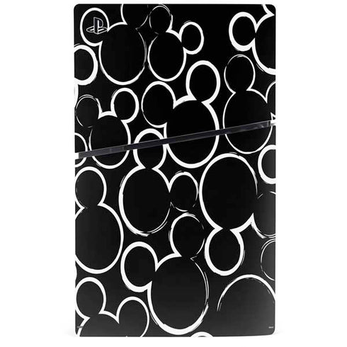 Disney Mickey Mouse Logo Pattern PS5 Slim Digital Edition Bundle Skin