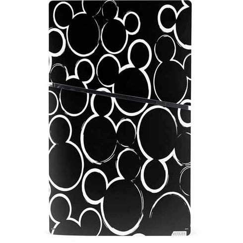 Disney Mickey Mouse Logo Pattern PS5 Slim Digital Edition Console Skin