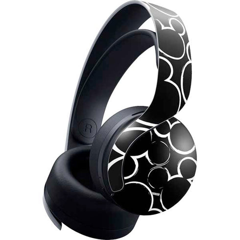 Disney Mickey Mouse Logo Pattern PULSE 3D Wireless Headset for PS5 Skin
