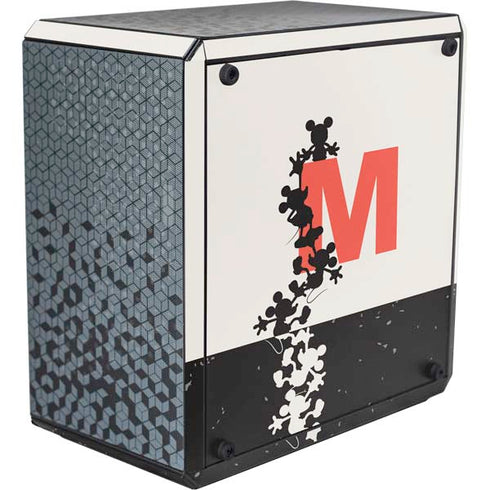 Disney Mickey Mouse Stacked Silhouette Split Cooler Master MasterBox Q300L Mini Tower Skin