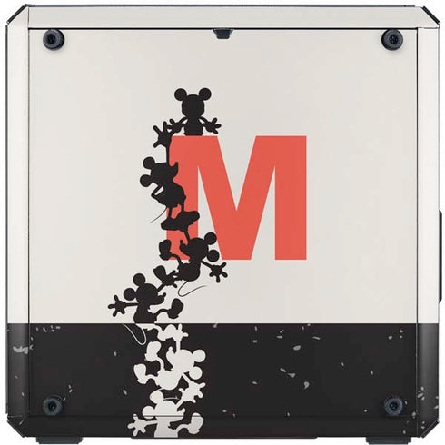 Disney Mickey Mouse Stacked Silhouette Split Cooler Master MasterBox Q300L Mini Tower Skin