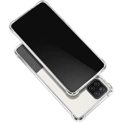 Disney Mickey Mouse Stacked Silhouette Split Galaxy A12 Clear Case