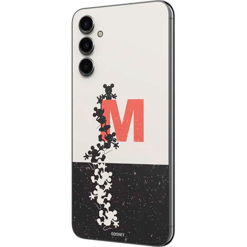 Disney Mickey Mouse Stacked Silhouette Split Galaxy A14 5G Skin