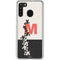 Disney Mickey Mouse Stacked Silhouette Split Galaxy A21 Clear Case