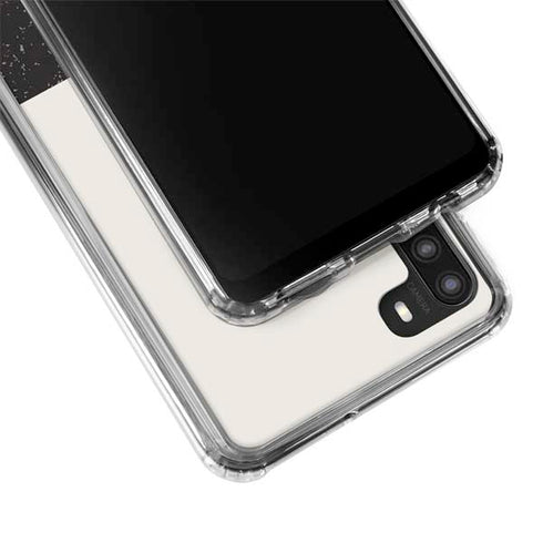 Disney Mickey Mouse Stacked Silhouette Split Galaxy A21 Clear Case