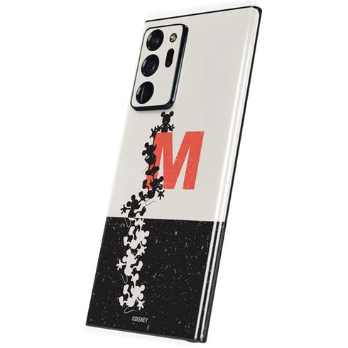 Disney Mickey Mouse Stacked Silhouette Split Galaxy Note20 Ultra 5G Skin