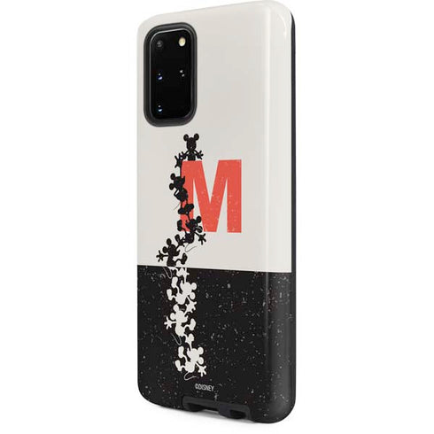 Disney Mickey Mouse Stacked Silhouette Split Galaxy S20 Plus Pro Case