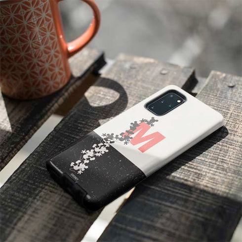 Disney Mickey Mouse Stacked Silhouette Split Galaxy S20 Plus Pro Case