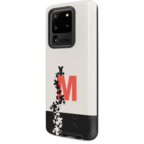 Disney Mickey Mouse Stacked Silhouette Split Galaxy S20 Ultra 5G Pro Case