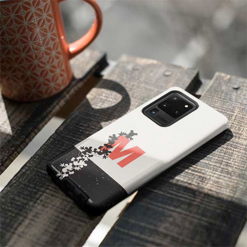 Disney Mickey Mouse Stacked Silhouette Split Galaxy S20 Ultra 5G Pro Case