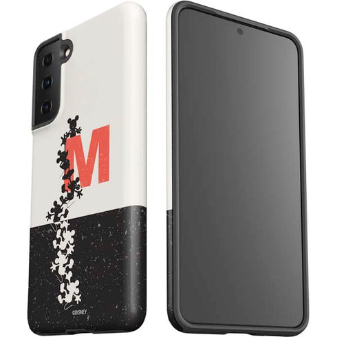 Disney Mickey Mouse Stacked Silhouette Split Galaxy S21 Plus 5G Pro Case