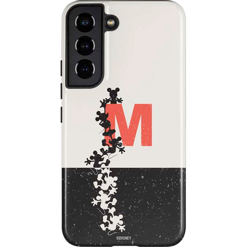 Disney Mickey Mouse Stacked Silhouette Split Galaxy S22 Pro Case