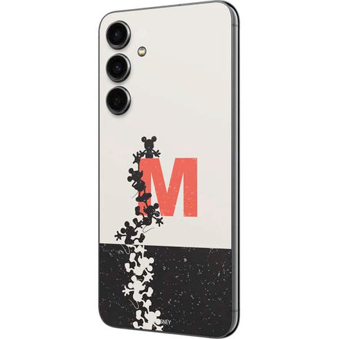 Disney Mickey Mouse Stacked Silhouette Split Galaxy S23 FE Skin
