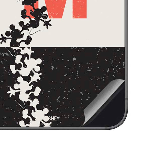 Disney Mickey Mouse Stacked Silhouette Split Galaxy S23 FE Skin