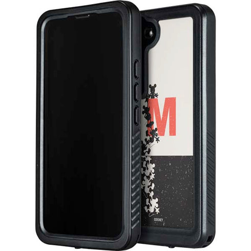 Disney Mickey Mouse Stacked Silhouette Split Galaxy S23 Plus Waterproof Case