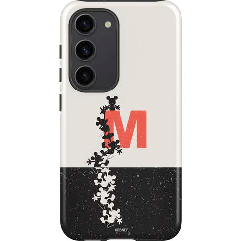 Disney Mickey Mouse Stacked Silhouette Split Galaxy S23 Pro Case