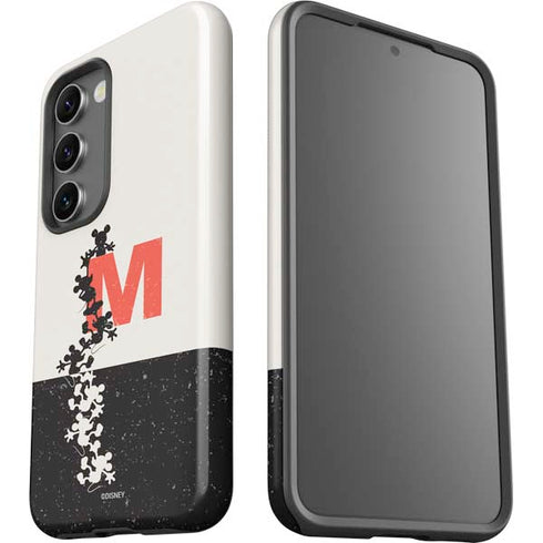 Disney Mickey Mouse Stacked Silhouette Split Galaxy S23 Pro Case