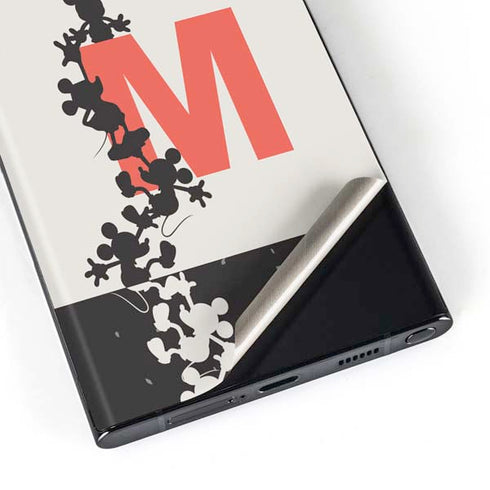 Disney Mickey Mouse Stacked Silhouette Split Galaxy S23 Ultra Skin