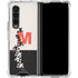 Disney Mickey Mouse Stacked Silhouette Split Galaxy Z Fold4 5G Clear Case